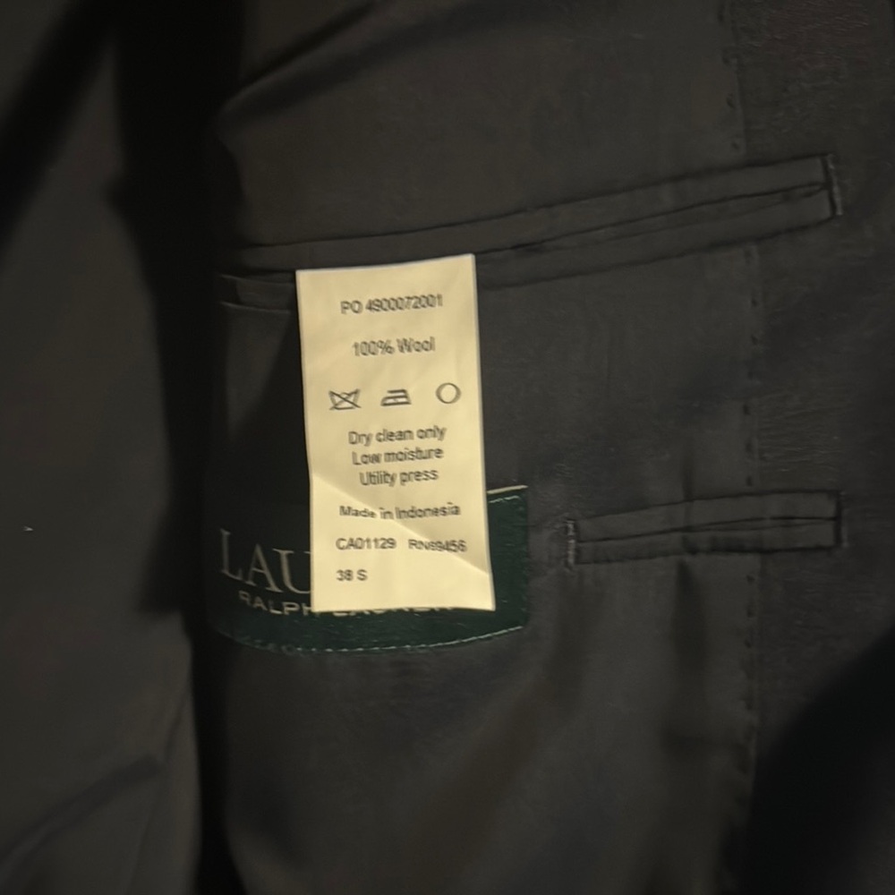 Ralph Lauren Black and Gold Sport Coat - Picture 3 of 4